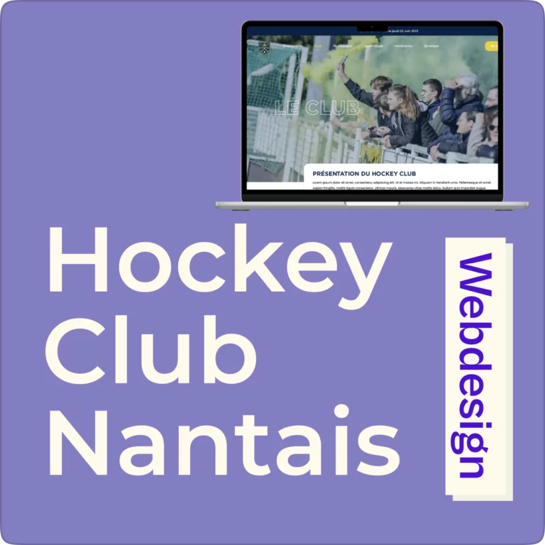 Hockey Club Nantais webdesign
